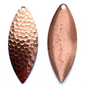 Willowblad hammerslet kobber mat str 5