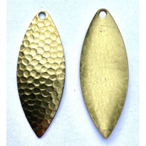 Willowblad hammerslet messing mat str 5