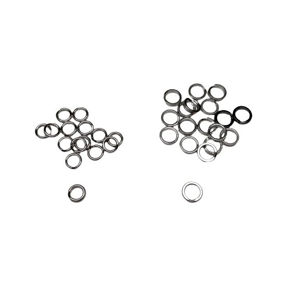 Springring rund rustfri / 10 stk