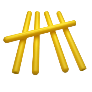 Gummikrop gul ikke klippet