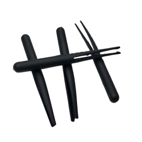 Gummikroppe Mini klippet sort