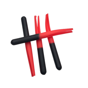 Gummikroppe Mini klippet sort-rd