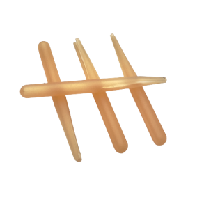 Gummikroppe Mini klippet natur