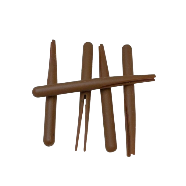 Gummikroppe Mini klippet brun