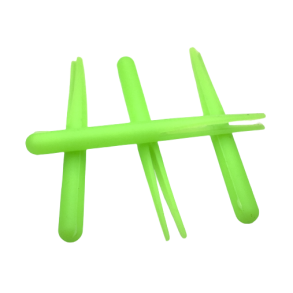 Gummikroppe Mini klippet lys grn