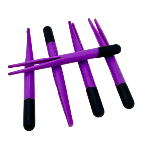 Gummikroppe Mini klippet sort-m�rk lilla