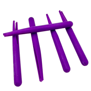 Gummikroppe Mini klippet m�rk lilla