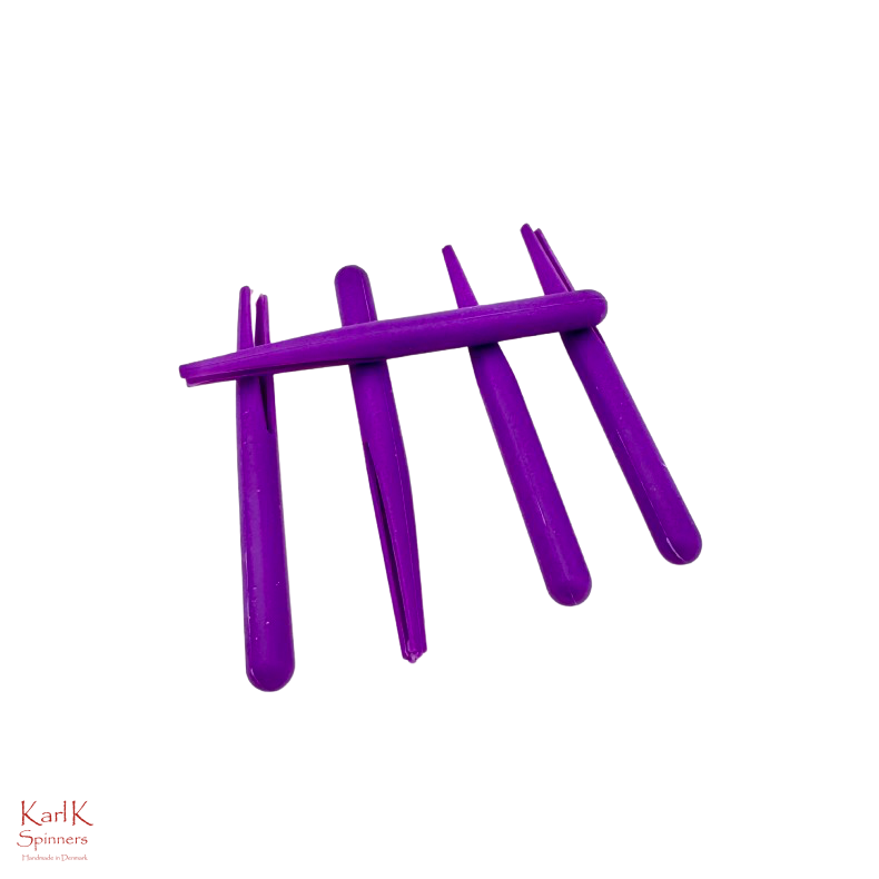 Gummikroppe Mini klippet m�rk lilla