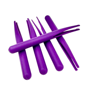 Gummikroppe klippet m�rk lilla