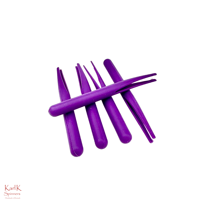 Gummikroppe klippet m�rk lilla