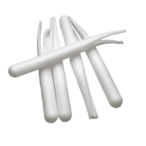 Gummikroppe klippet hvid