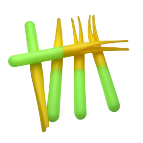 Gummikroppe klippet lys grngul