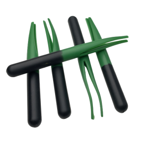 Gummikroppe klippet sort-grn