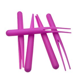 Gummikroppe klippet lilla