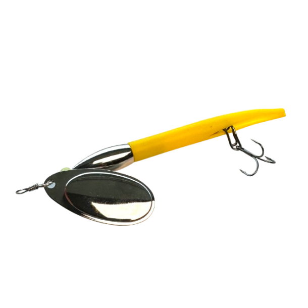 Bullethead spinner gul s�lv