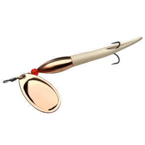 Bullethead spinner hvid kobber