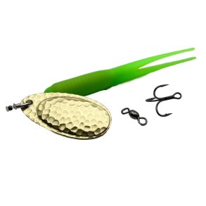 Gennemlber Lys-Grn/messing