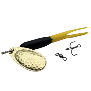 Gennemlber Sort-Gul/messing