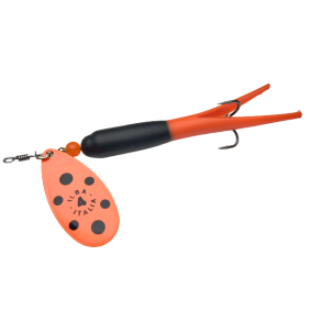 ILBA Sort-orange / Orange sort-prik str 4