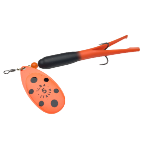 ILBA Sort-orange / Orange sort-prik str 5