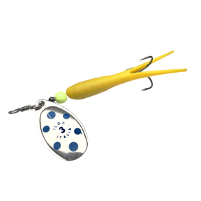 ILBA Gul / Slv-bl prik  8 gram