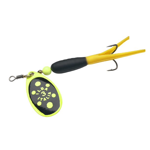 Flying C Mini � Sort-Gul/Sort-Gul ILBA Blad