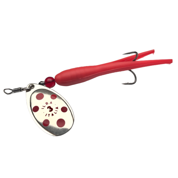 Flying C Mini � R�d/S�lv R�d Prik ILBA Blad