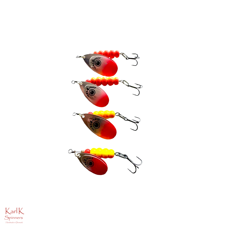 KarlK Klassisk Spinner Fish-eye r�d