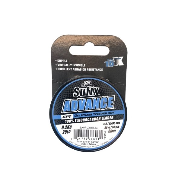 SUFIX Advance Fluorocarbon Clear � 50 Meter