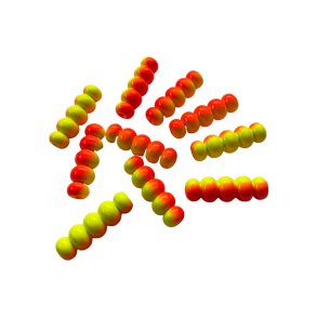 Messinglod farvet 14,7 gram 5stk/pose