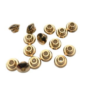 Luretopper 5,0 x 3,5 mm messing / 10 stk