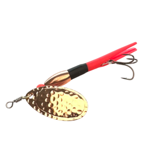 Bullethead spinner sort-rd kobber