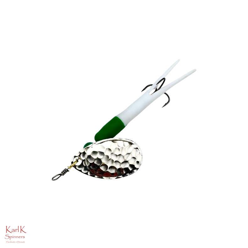 Flying C Mini gr�n-hvid/s�lv