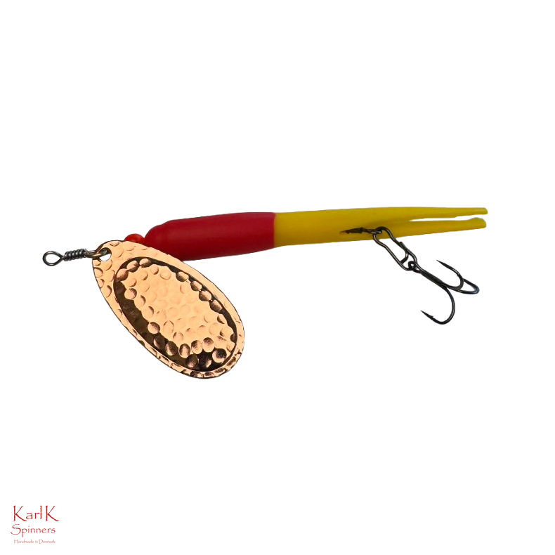 Upstream Spinner R�d-gul/Kobber � VMC 7554 str. 10