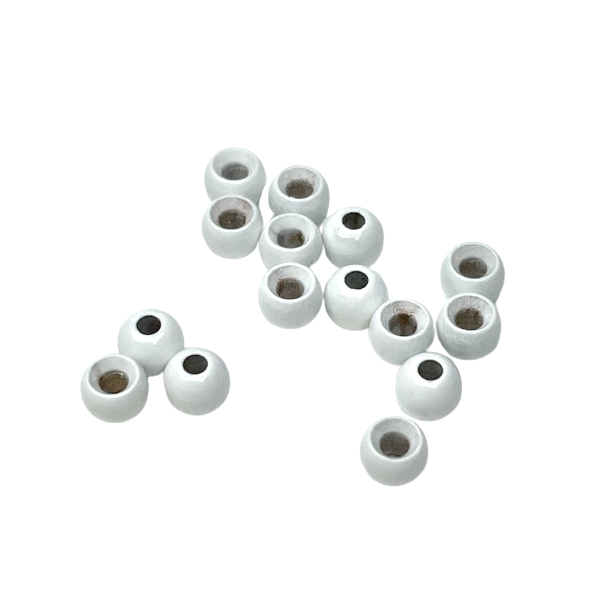 Cyclops Beads 5,5 mm hvid / 15 stk 
