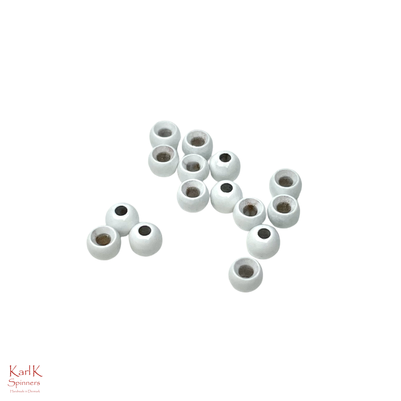 Cyclops Beads 5,5 mm hvid / 15 stk 