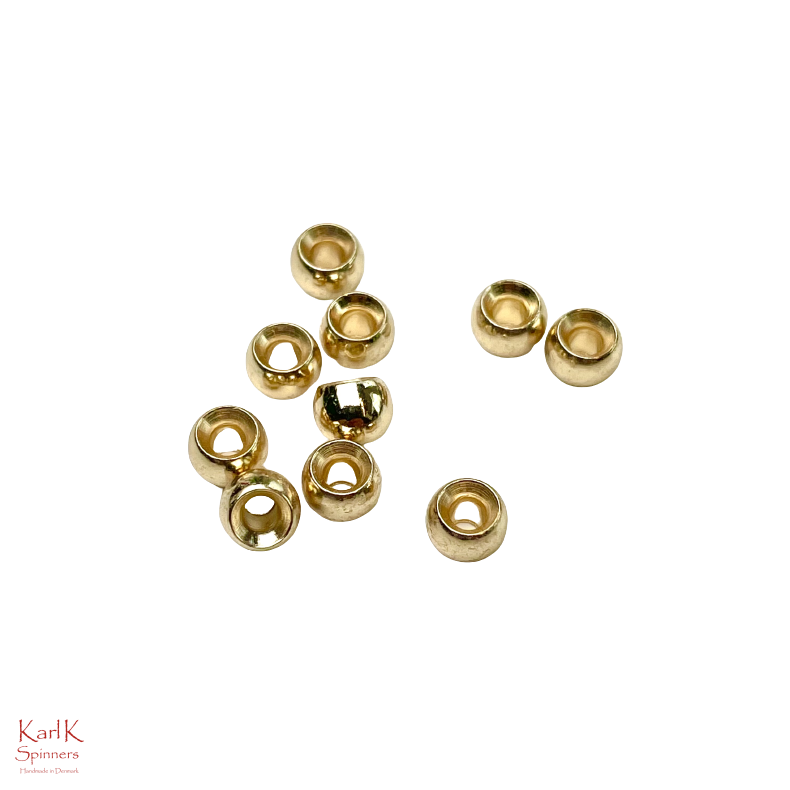 Cyclops Beads 5,5 mm guld / 15 stk 