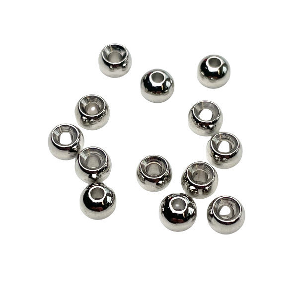 Cyclops Beads 5,5 mm s�lv / 15 stk 
