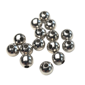 Slv rund 6 mm / 50 stk