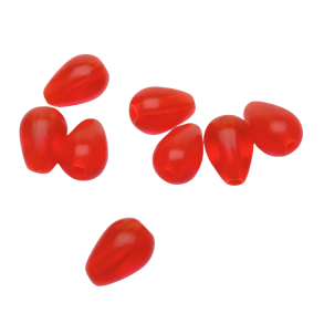 Plastperle mini teardrop rd 5x8 mm / 10 stk
