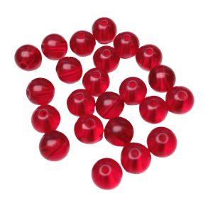 Plastperle 6 mm lilla / 50 stk